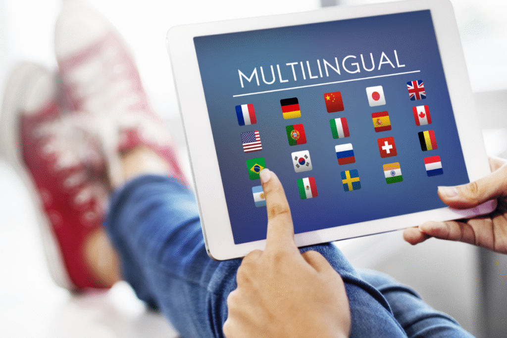 Multilingual website