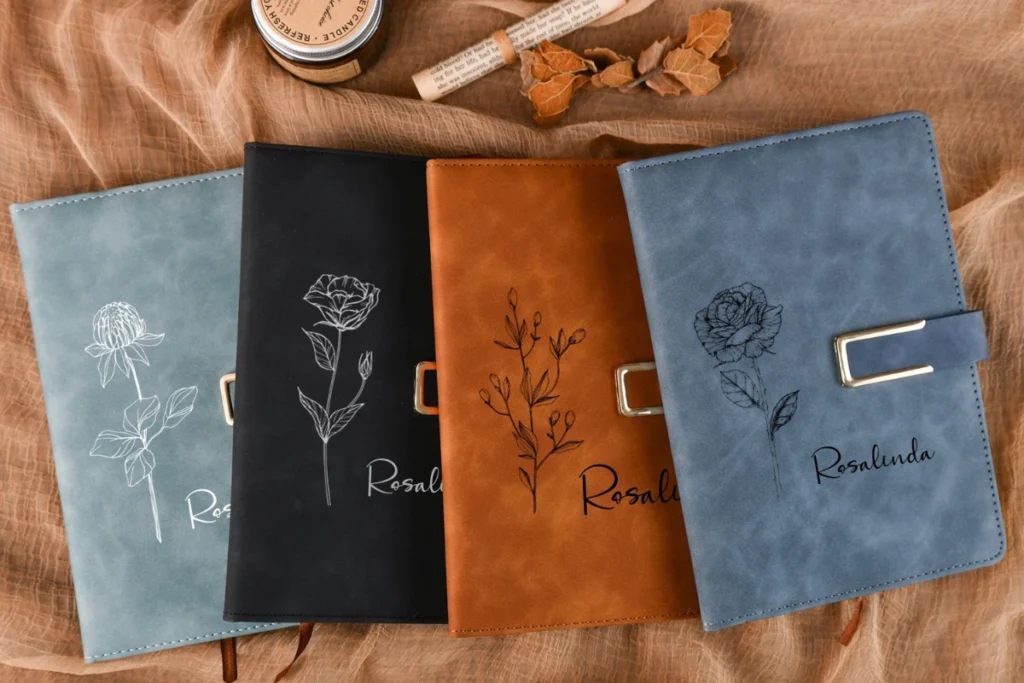 personalised notebook covers